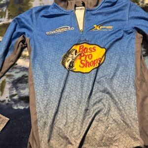 Bass Pro Shops Blue and Gray Performance Shirt